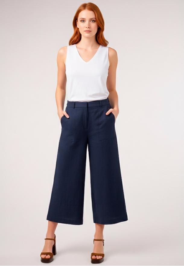 Pantalón bolsillos AZUL MARINO