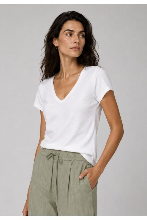 Pantalón cargo rayas bicolor largo VERDE