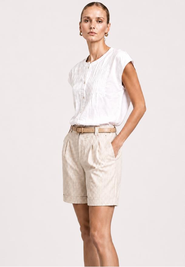 Bermuda rayas BEIGE