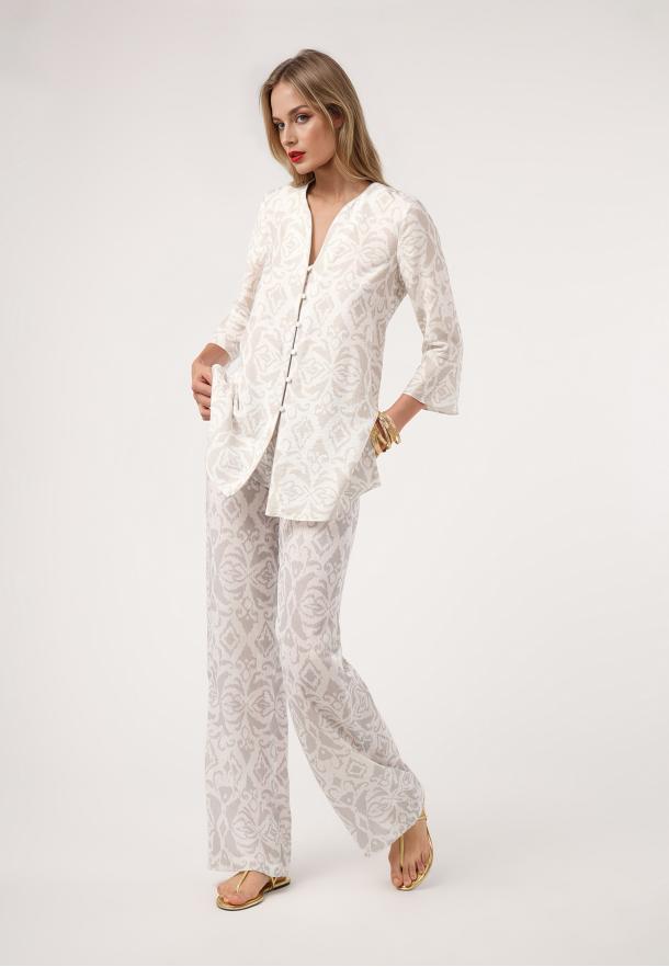 Pantalón estampado  vivos GRIS