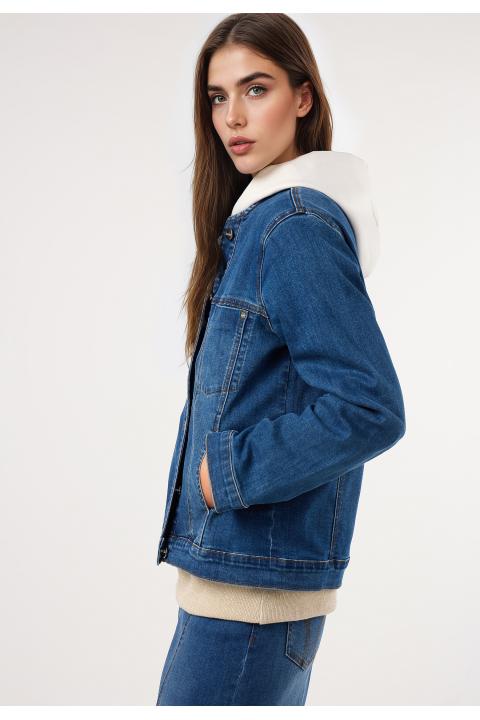 Cazadora pespuntes DENIM