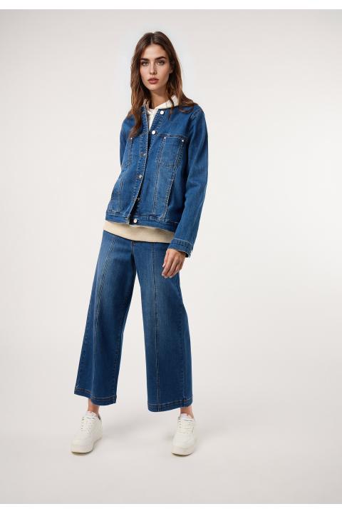 Cazadora pespuntes DENIM