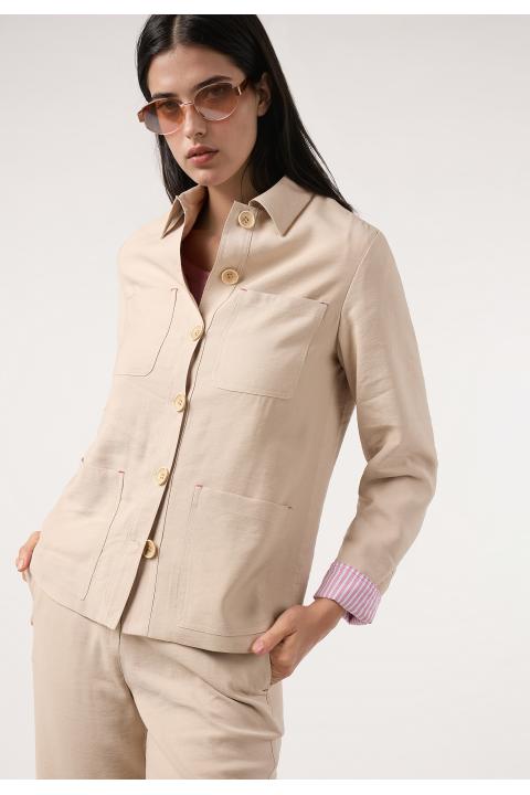 Chaqueta cartera BEIGE