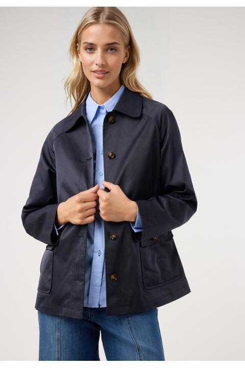 Trench corto AZUL MARINO