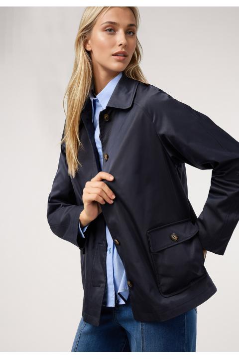Trench corto AZUL MARINO