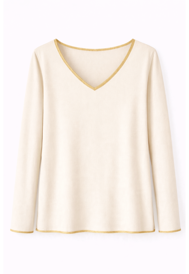 T-shirt cinta oro CRUDO