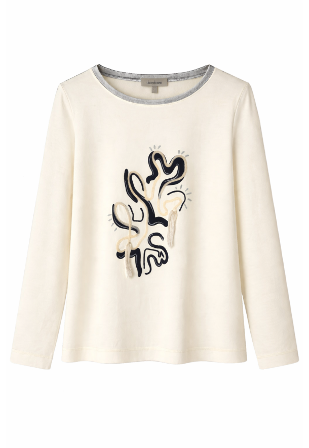 T-shirt cordón BLANCO