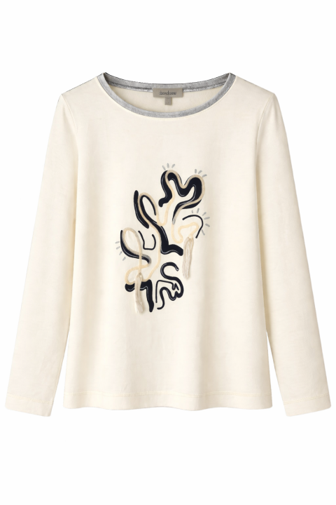 T-shirt cordón BLANCO