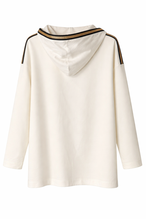 Sudadera detalle pana CRUDO