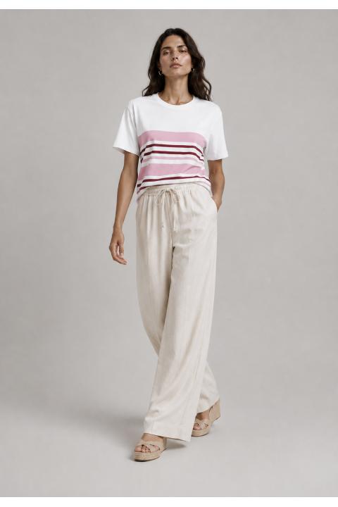 Camiseta rayas BLANCO