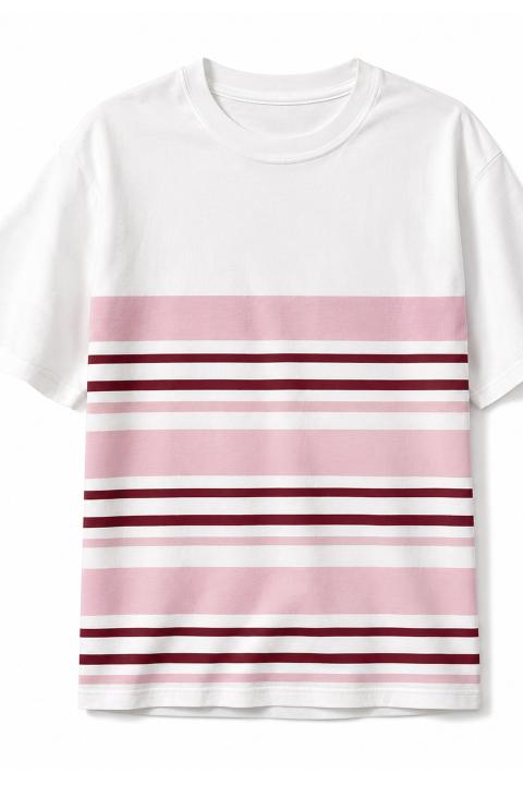 Camiseta rayas BLANCO