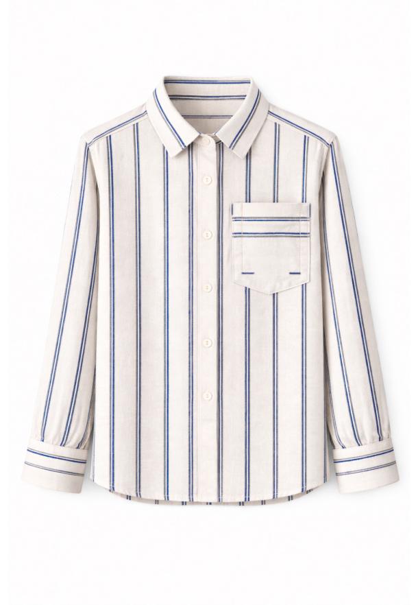 Blouse stripes AZUL MARINO