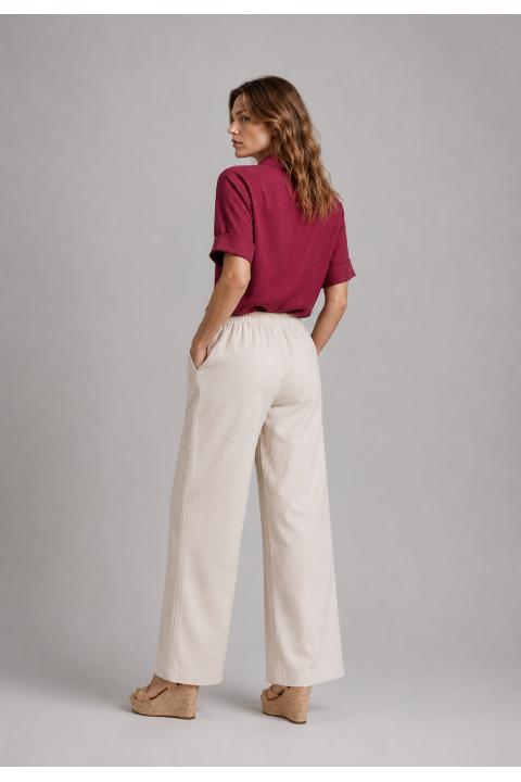 Blusa escote pico ROSA