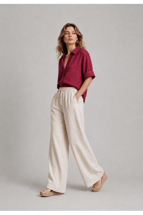 Blusa escote pico ROSA