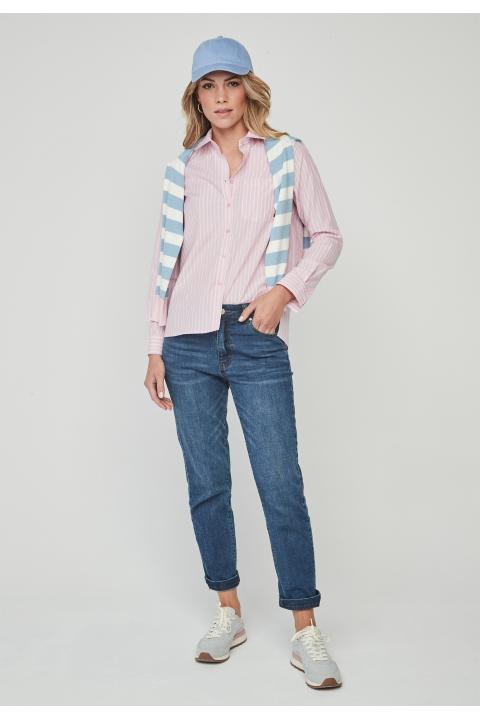 Blusa rayas ROSA