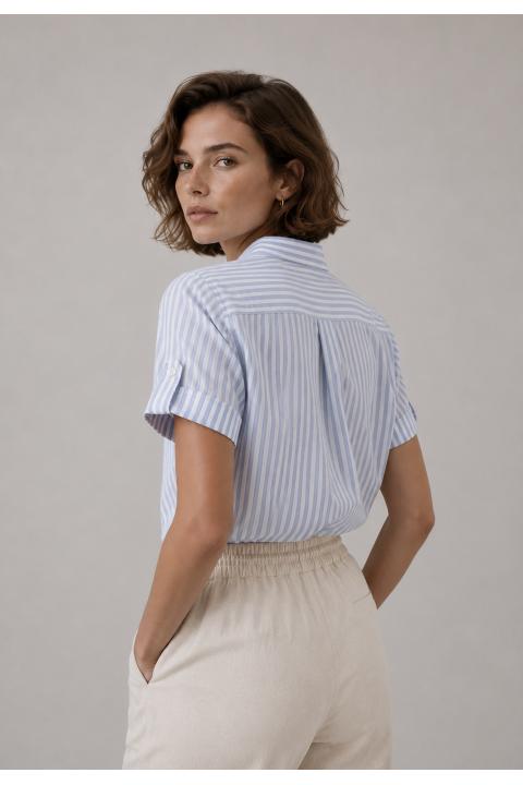 Blusa rayas AZUL