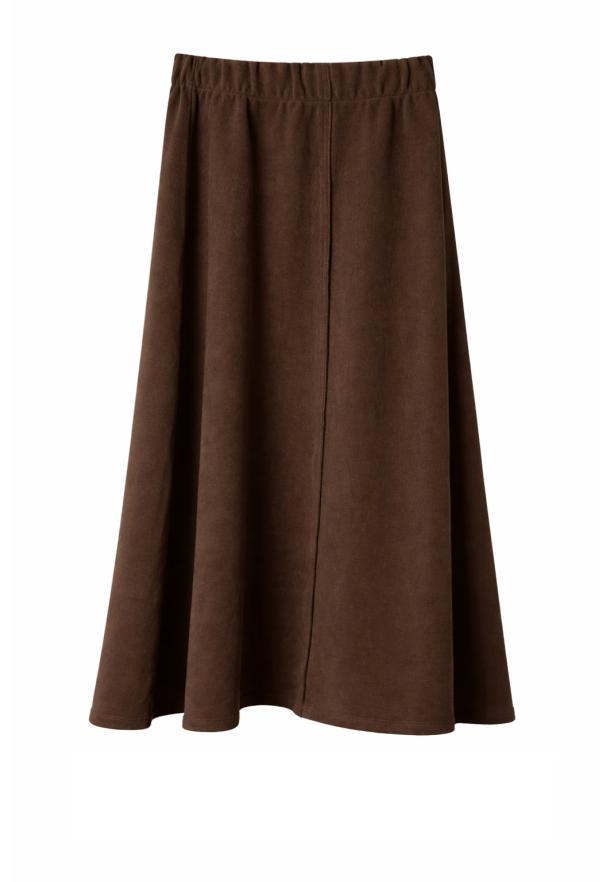 Falda punto MARRON
