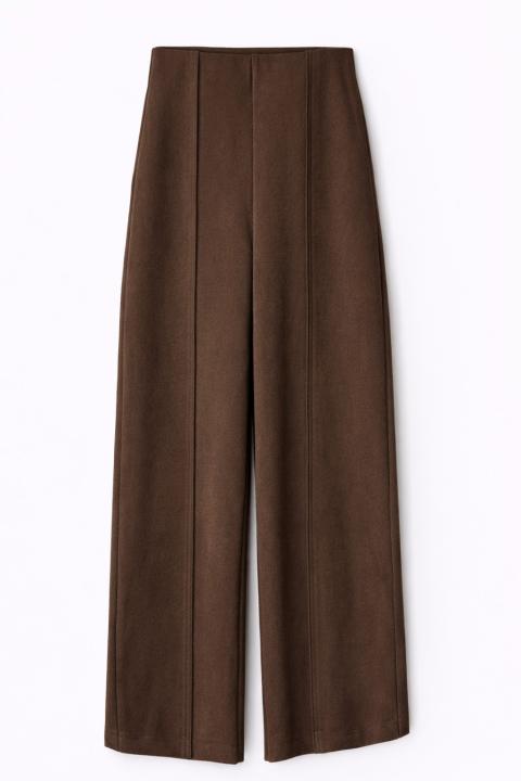 Pantalón de punto MARRON