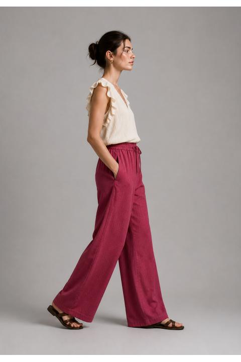 Pantalon goma simple ROSA