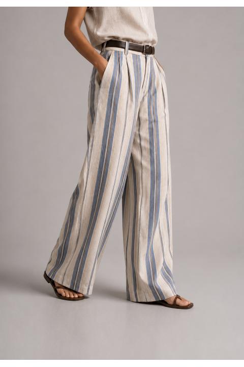 Pantalon rayas AZUL