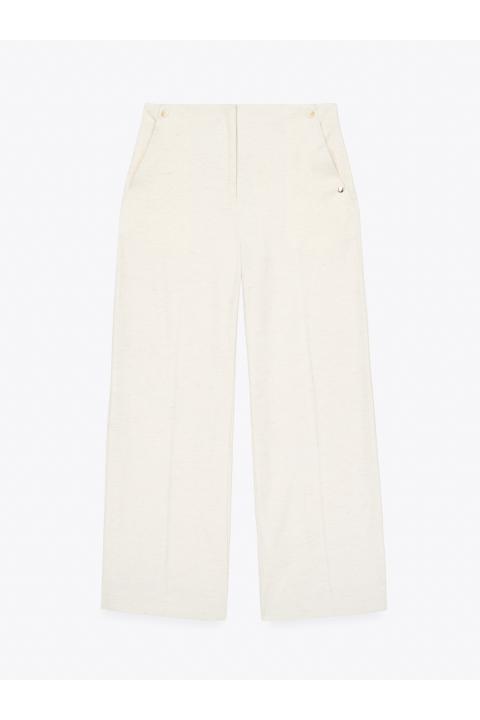 Pantalón espiga. Traje CRUDO