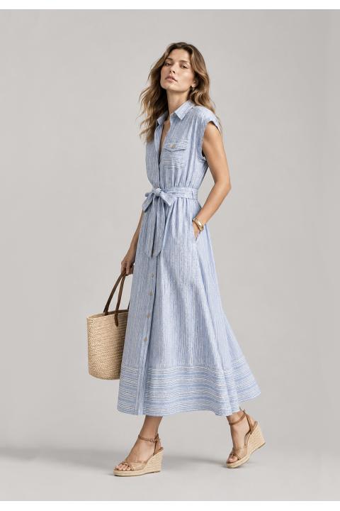 Shirt dress AZUL