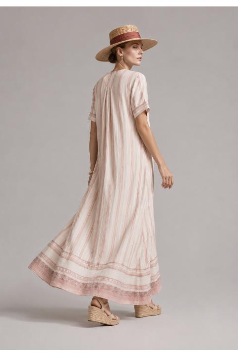 Dress wide stripes ROSA
