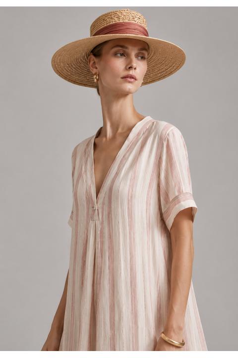 Dress wide stripes ROSA