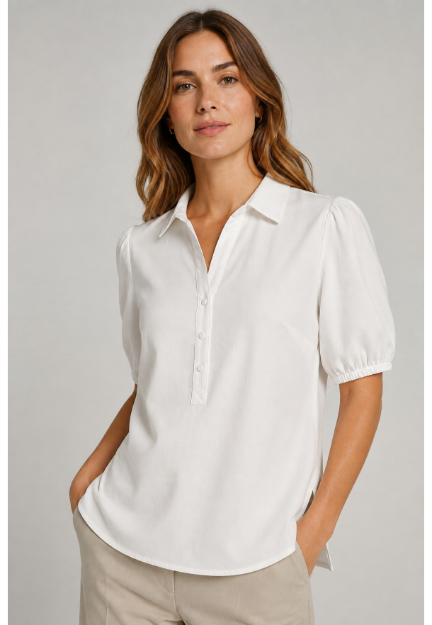Blusa cruda BLANCO