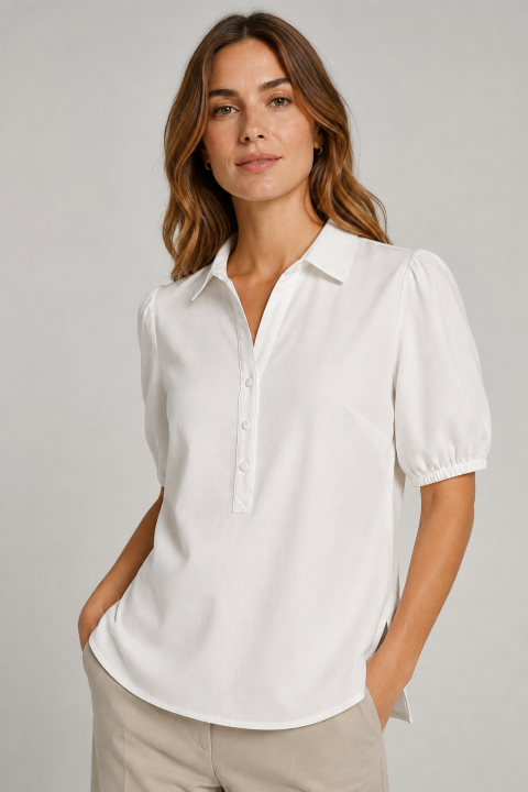 Blouse ecru BLANCO