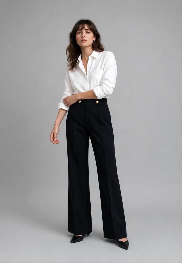 Pantalón experience flare NEGRO