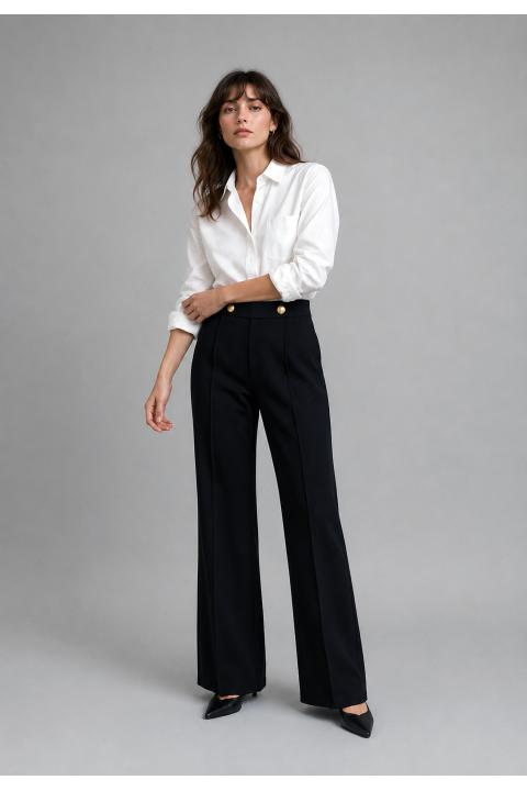 Pantalón experience flare NEGRO