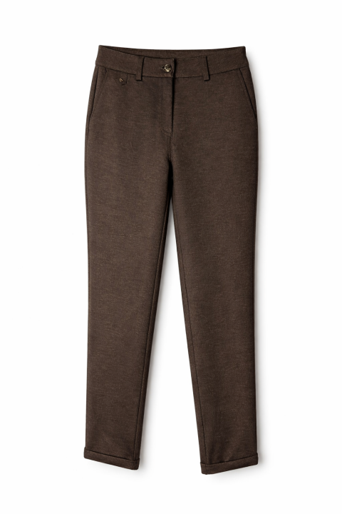 Pantalón experience espiga MARRON