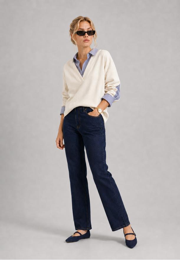Jeans recto DENIM OSCURO