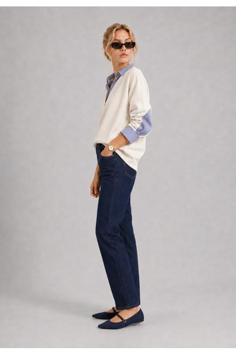 Jeans straight DENIM OSCURO