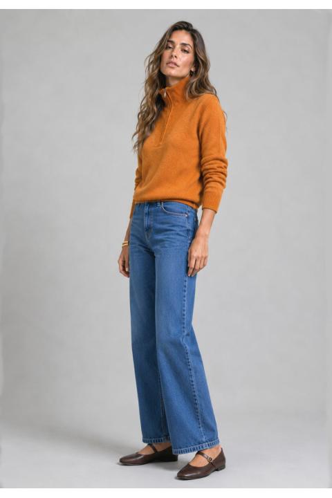 Sweater zip OCRE