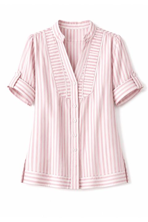Camisa rayas rosa ROSA