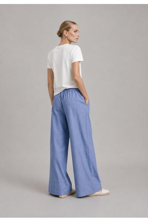 Pantalon goma simple AZUL