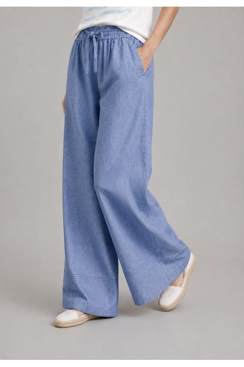 Pantalon goma simple AZUL