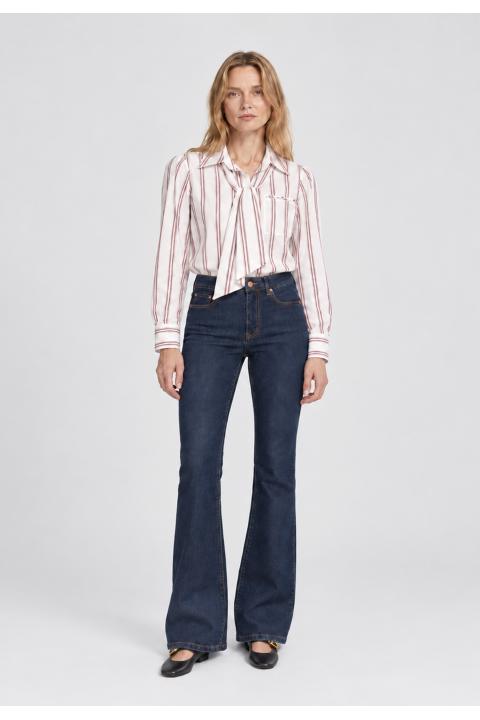 Blouse stripes GRANATE