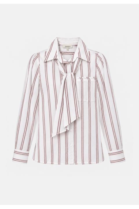 Blouse stripes GRANATE