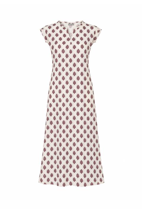 Dress printed flower CRUDO
