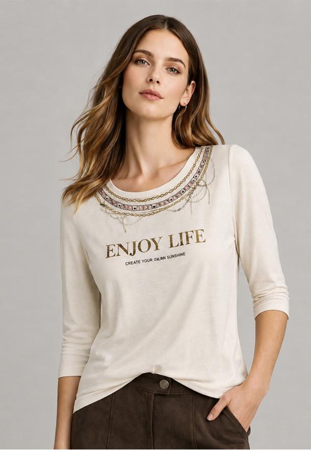Camiseta collar CRUDO