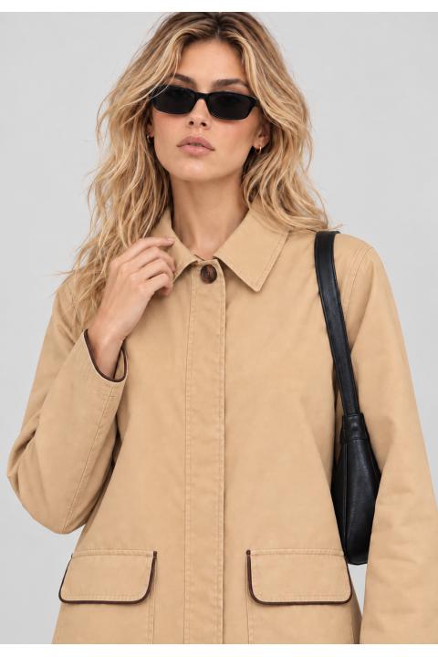 Gabardina CAMEL