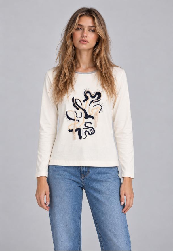 T-shirt cordón BLANCO