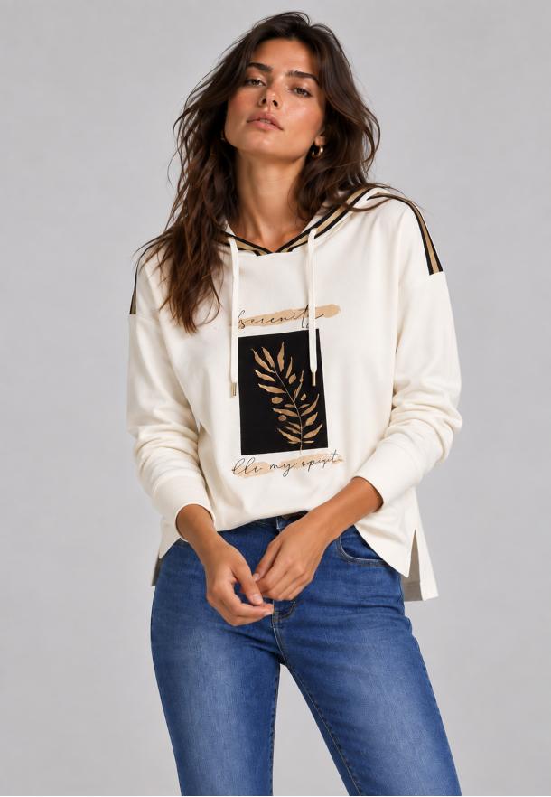 Sweatshirt detalle corduroy CRUDO