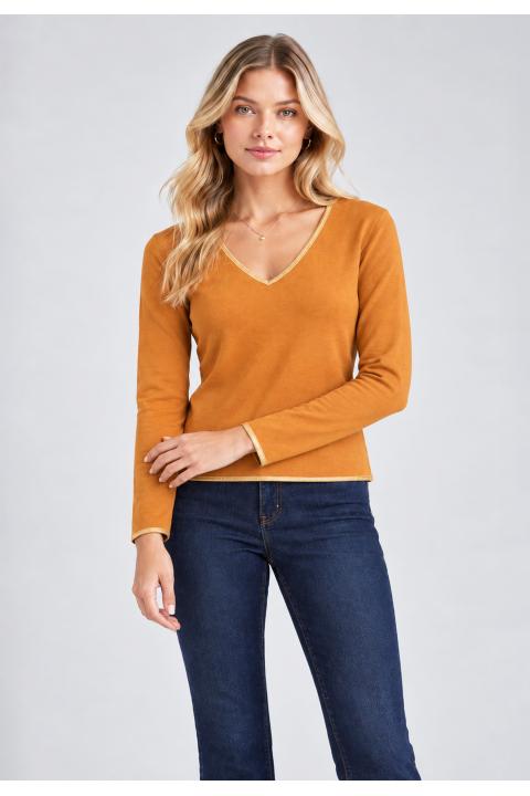Camiseta cinta oro OCRE
