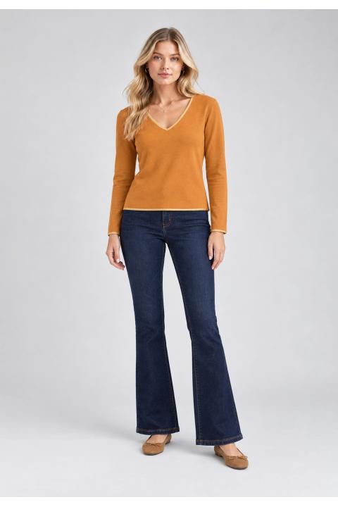 Camiseta cinta oro OCRE