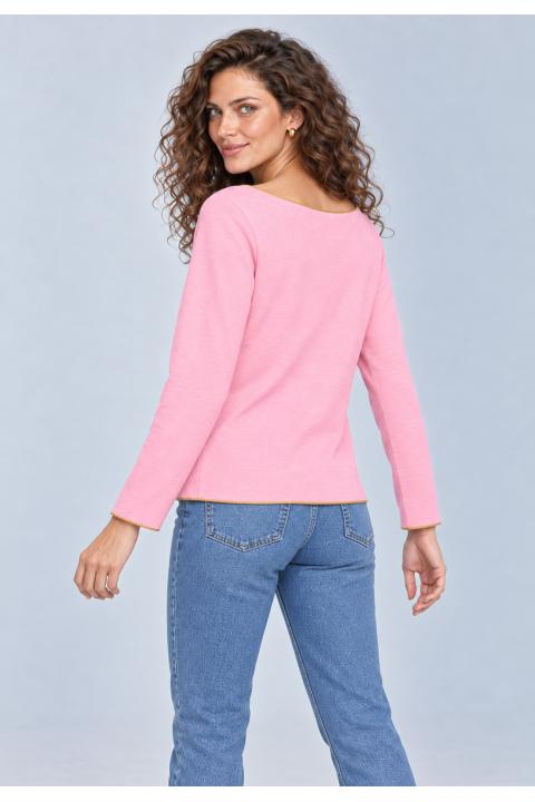 T-shirt cinta oro barco ROSA