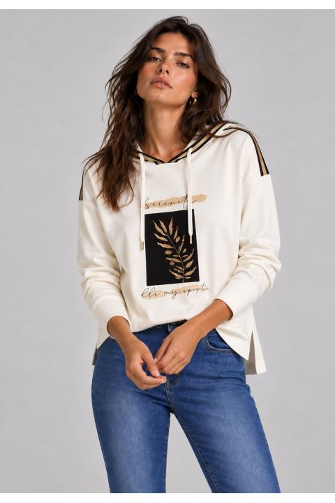 Sweatshirt detalle corduroy CRUDO
